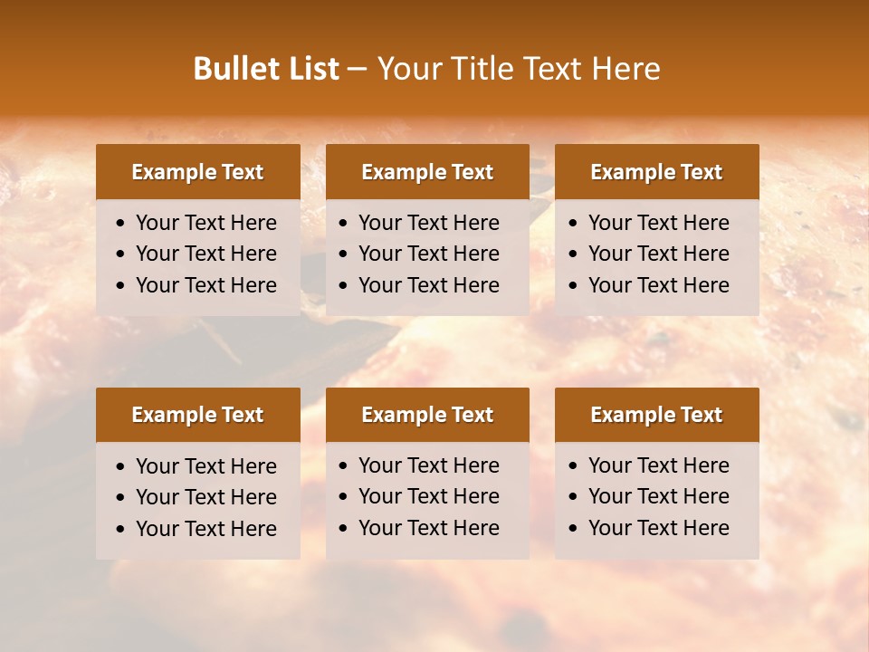 A Close Up Of A Slice Of Pizza On A Table PowerPoint Template