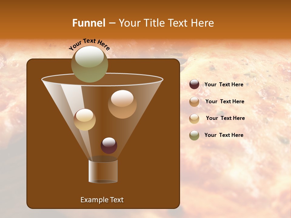 A Close Up Of A Slice Of Pizza On A Table PowerPoint Template