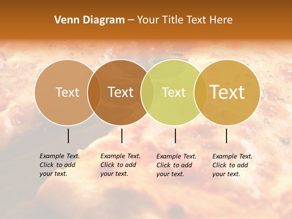 A Close Up Of A Slice Of Pizza On A Table PowerPoint Template