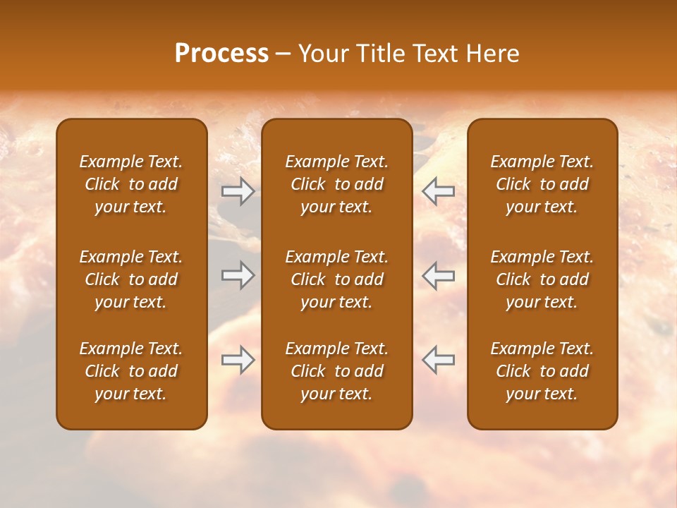 A Close Up Of A Slice Of Pizza On A Table PowerPoint Template