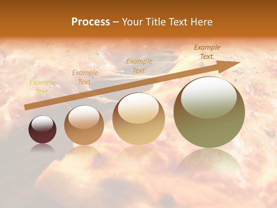 A Close Up Of A Slice Of Pizza On A Table PowerPoint Template