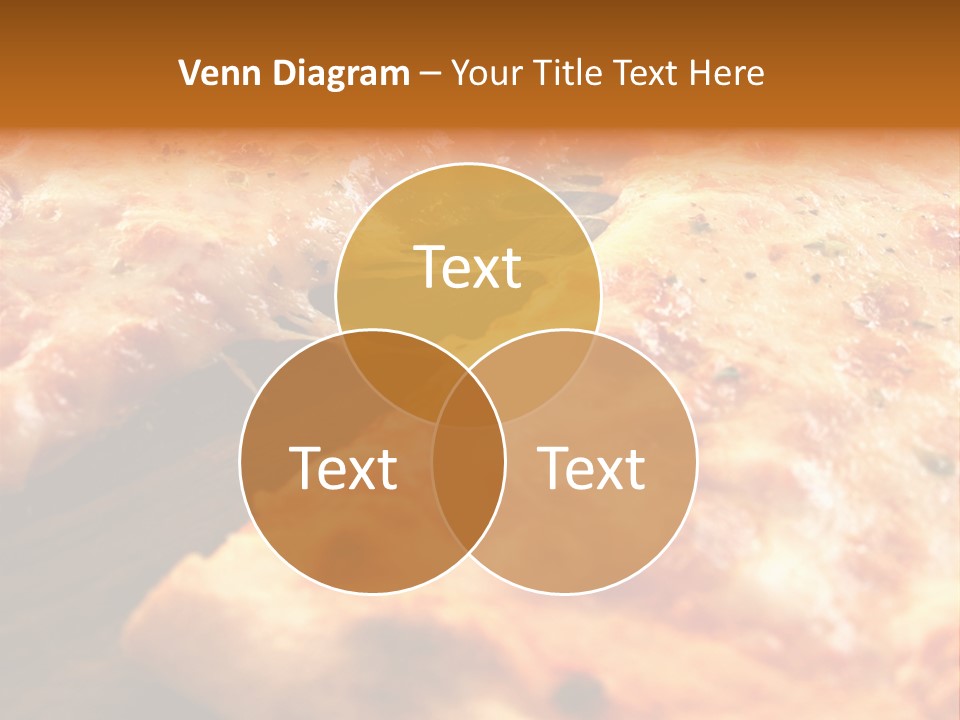 A Close Up Of A Slice Of Pizza On A Table PowerPoint Template