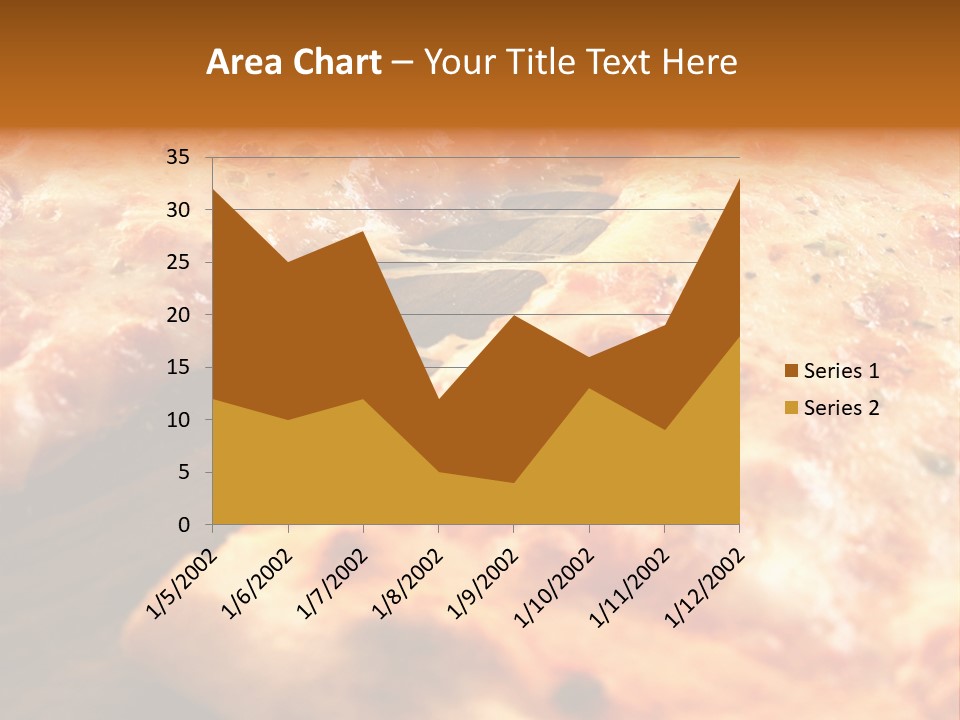 A Close Up Of A Slice Of Pizza On A Table PowerPoint Template