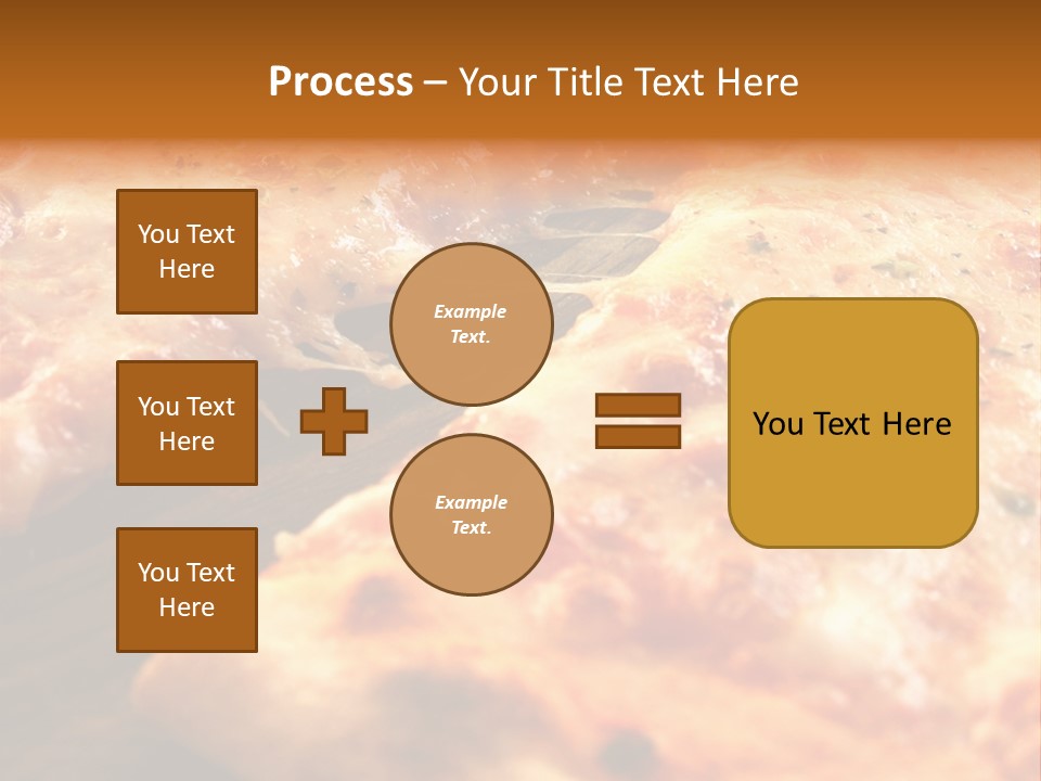 A Close Up Of A Slice Of Pizza On A Table PowerPoint Template
