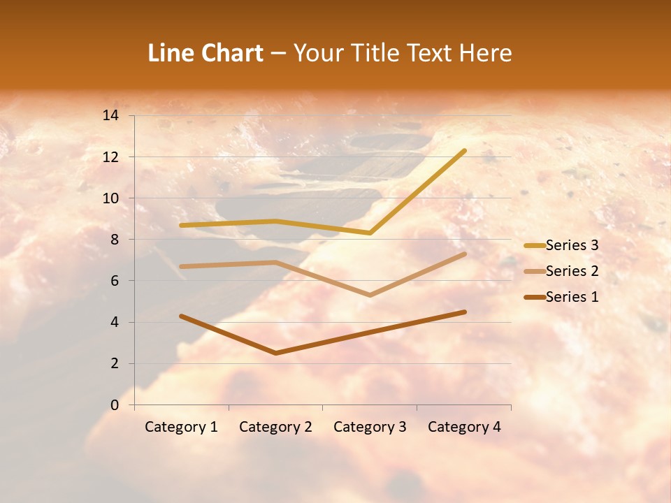 A Close Up Of A Slice Of Pizza On A Table PowerPoint Template
