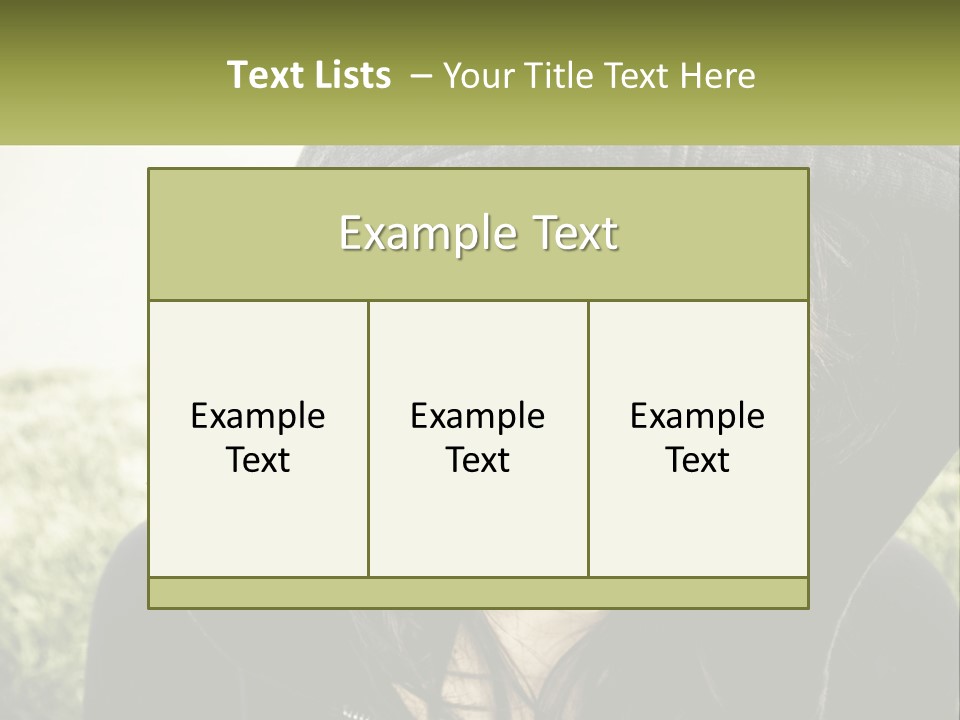 A Woman In A Hoodie Is Looking At The Camera PowerPoint Template