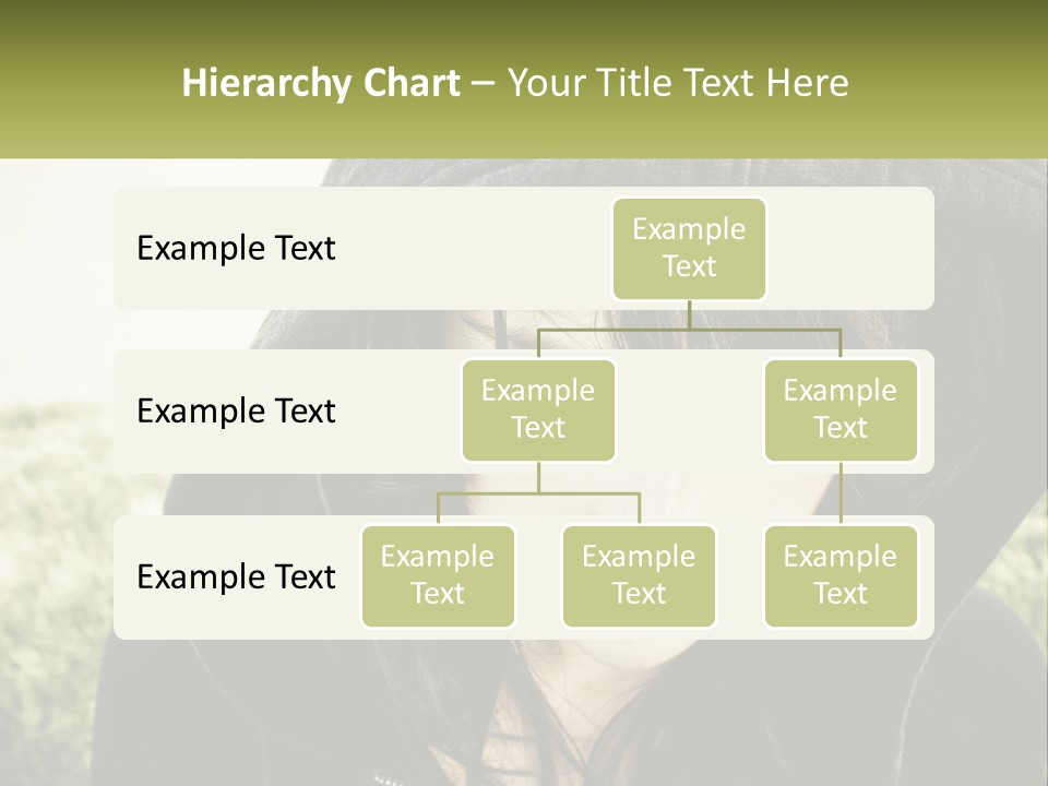 A Woman In A Hoodie Is Looking At The Camera PowerPoint Template