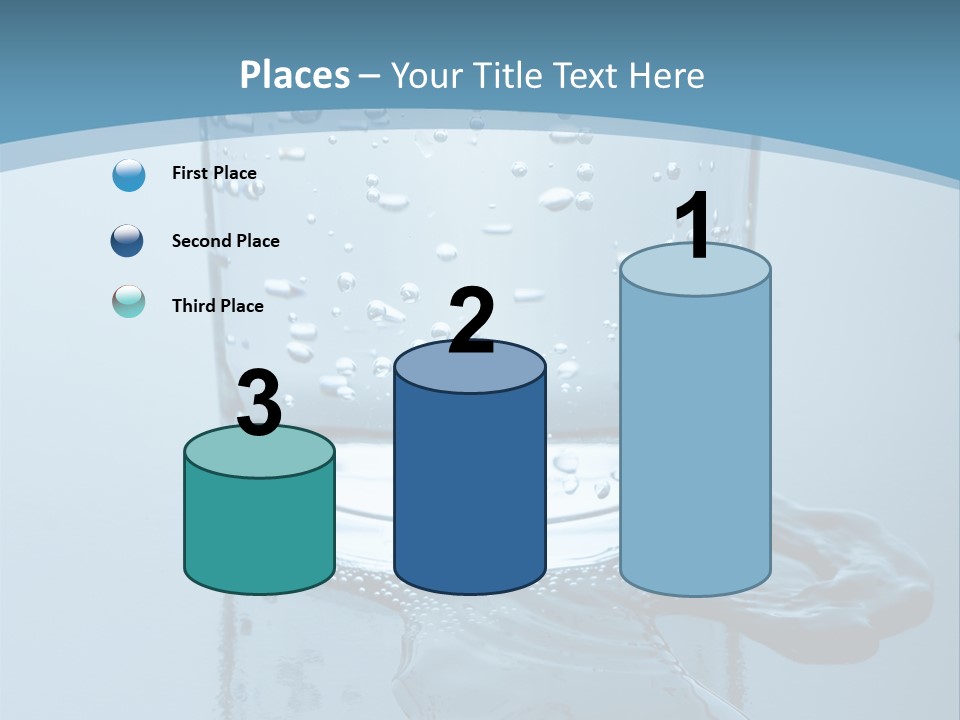 A Glass Of Water With A Toothbrush In It PowerPoint Template