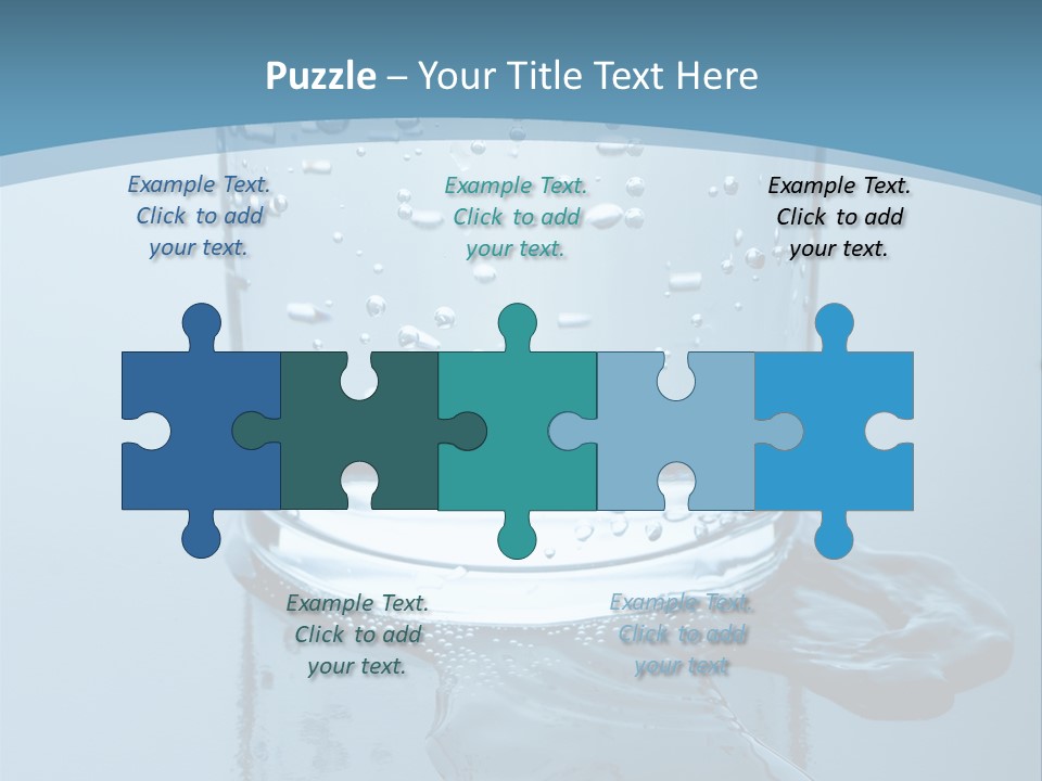 A Glass Of Water With A Toothbrush In It PowerPoint Template