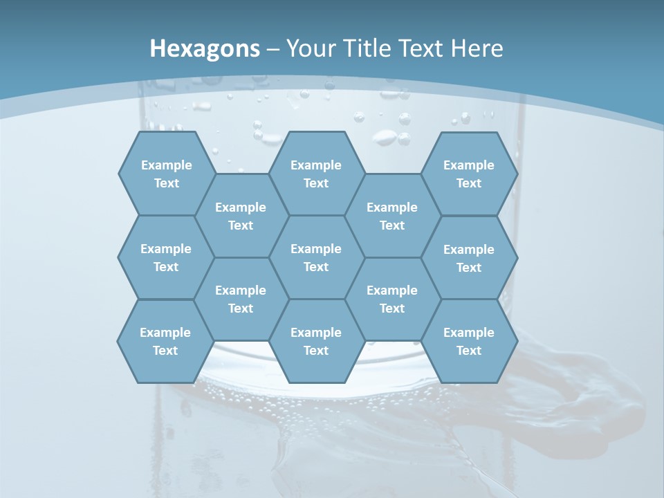 A Glass Of Water With A Toothbrush In It PowerPoint Template