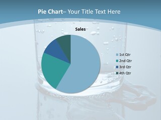 A Glass Of Water With A Toothbrush In It PowerPoint Template