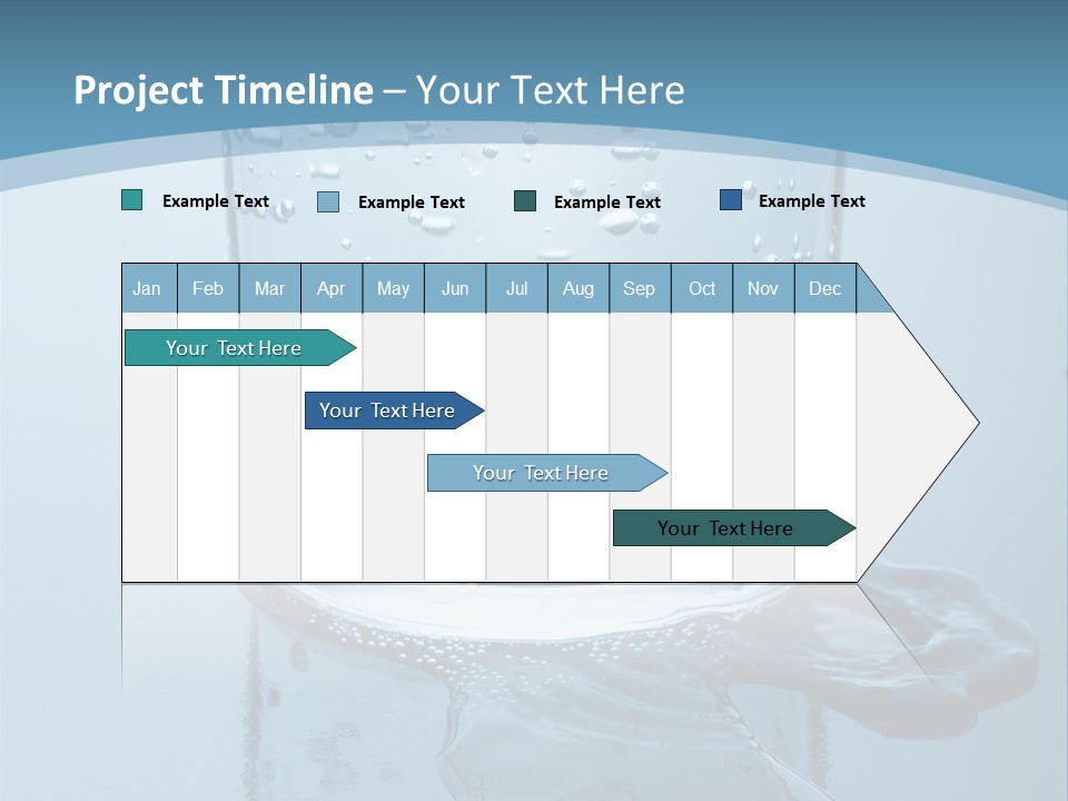 A Glass Of Water With A Toothbrush In It PowerPoint Template