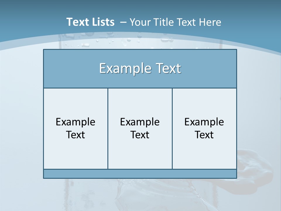 A Glass Of Water With A Toothbrush In It PowerPoint Template