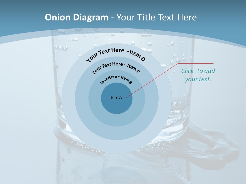 A Glass Of Water With A Toothbrush In It PowerPoint Template