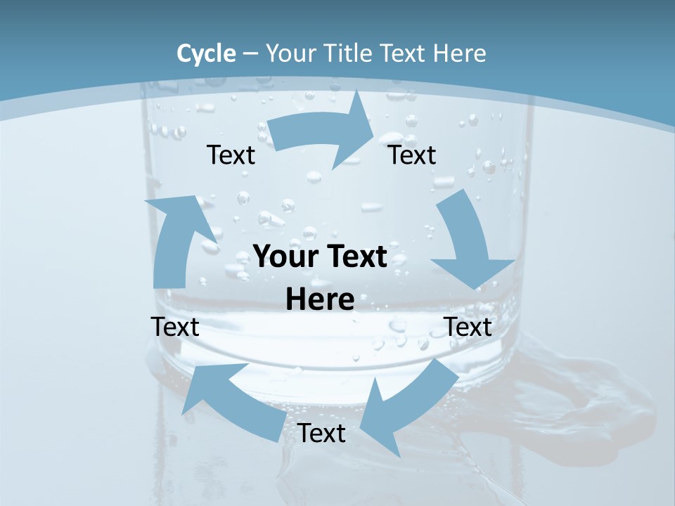 A Glass Of Water With A Toothbrush In It PowerPoint Template