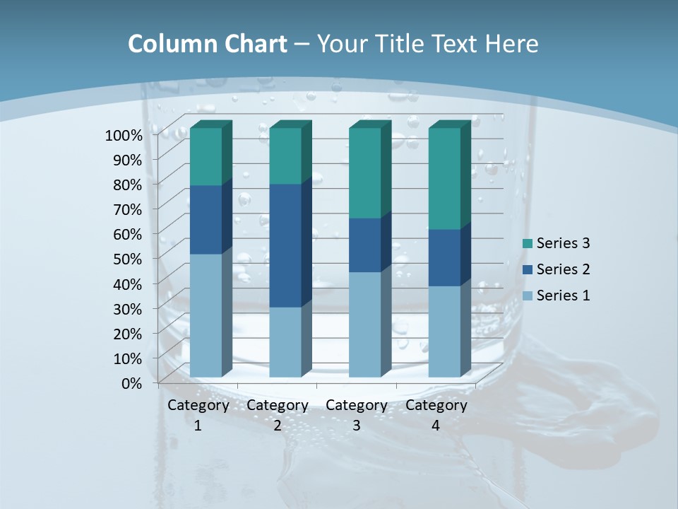 A Glass Of Water With A Toothbrush In It PowerPoint Template