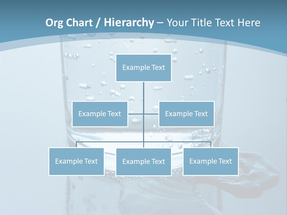 A Glass Of Water With A Toothbrush In It PowerPoint Template