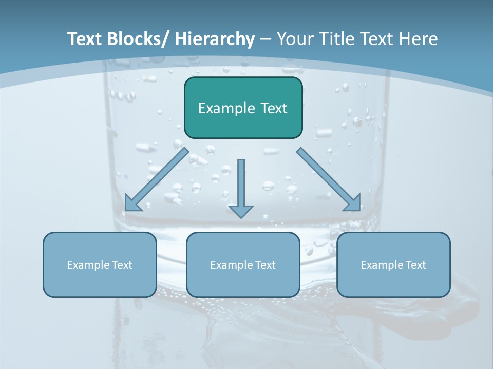 A Glass Of Water With A Toothbrush In It PowerPoint Template