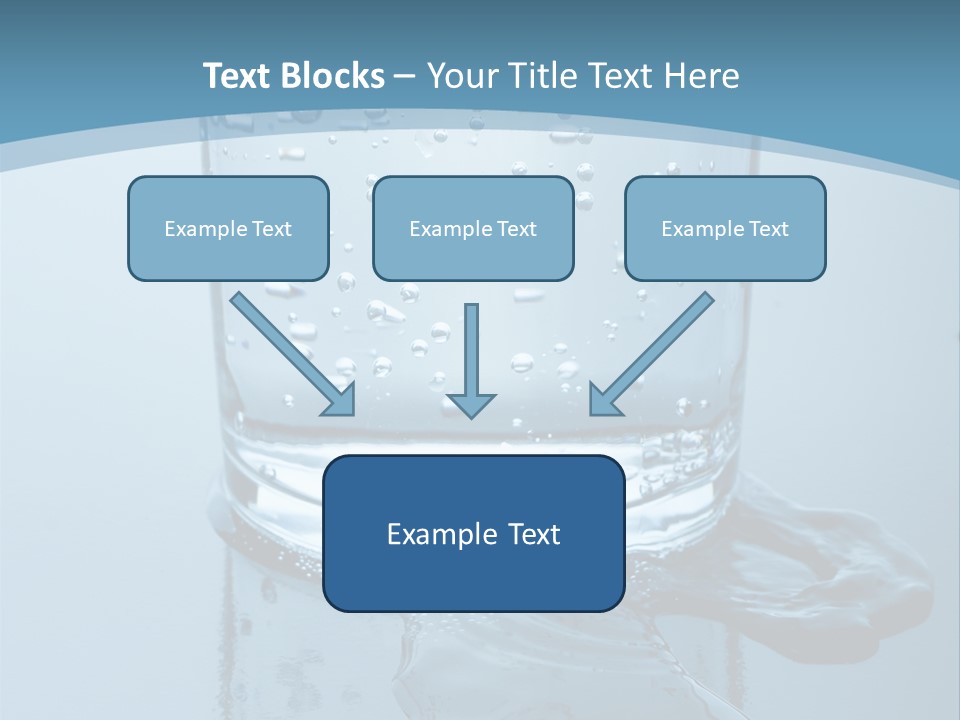 A Glass Of Water With A Toothbrush In It PowerPoint Template