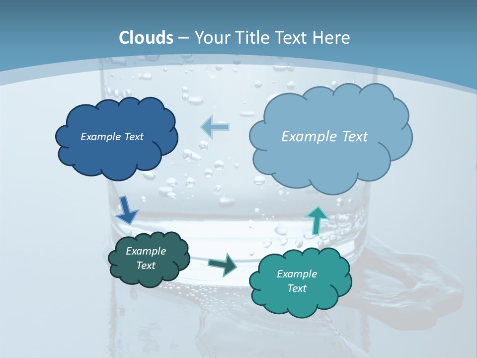 A Glass Of Water With A Toothbrush In It PowerPoint Template