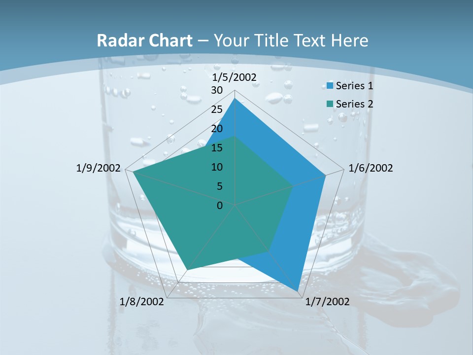 A Glass Of Water With A Toothbrush In It PowerPoint Template