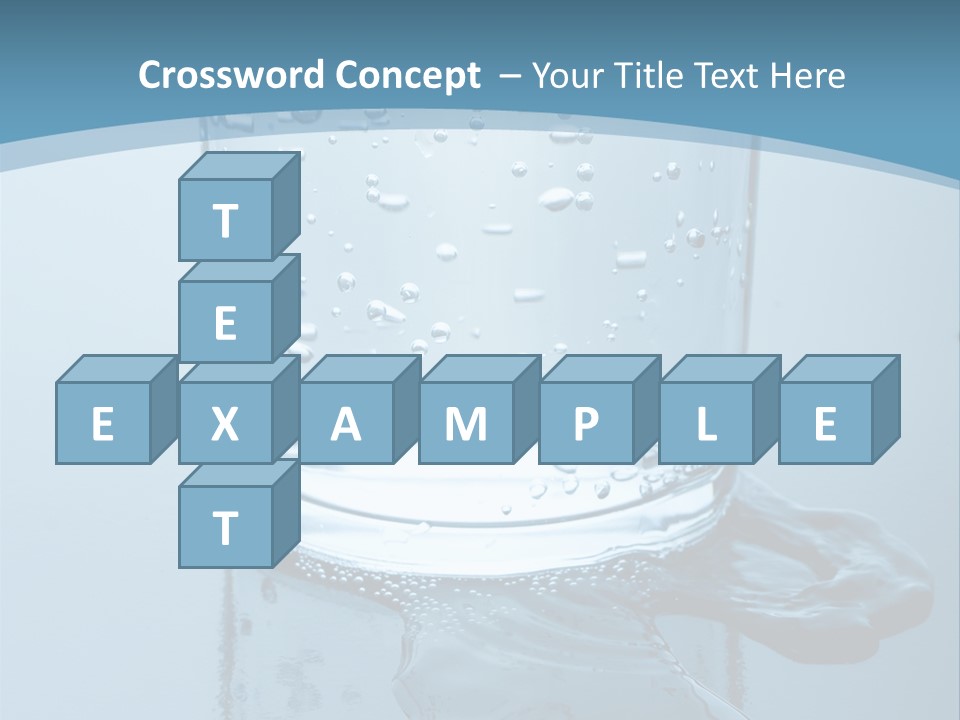 A Glass Of Water With A Toothbrush In It PowerPoint Template