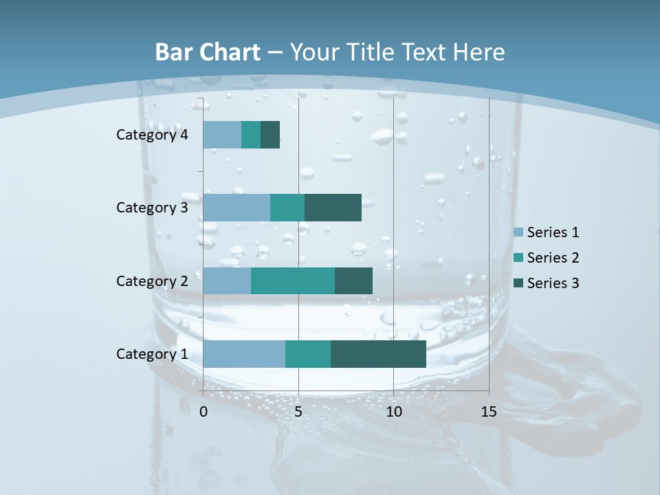 A Glass Of Water With A Toothbrush In It PowerPoint Template