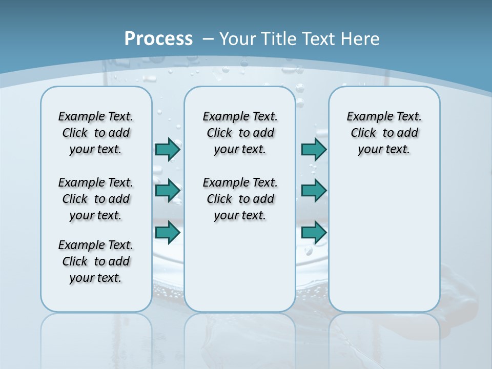 A Glass Of Water With A Toothbrush In It PowerPoint Template