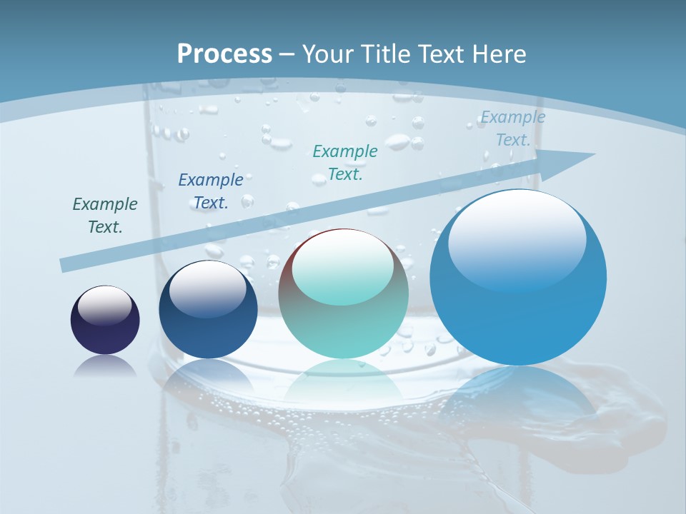 A Glass Of Water With A Toothbrush In It PowerPoint Template
