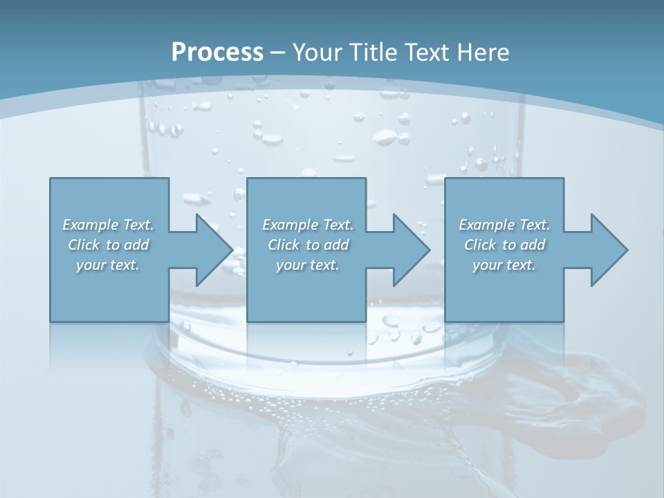 A Glass Of Water With A Toothbrush In It PowerPoint Template