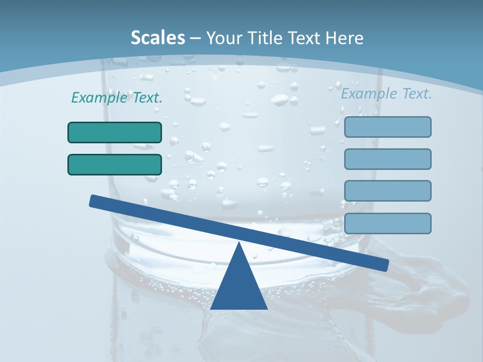 A Glass Of Water With A Toothbrush In It PowerPoint Template
