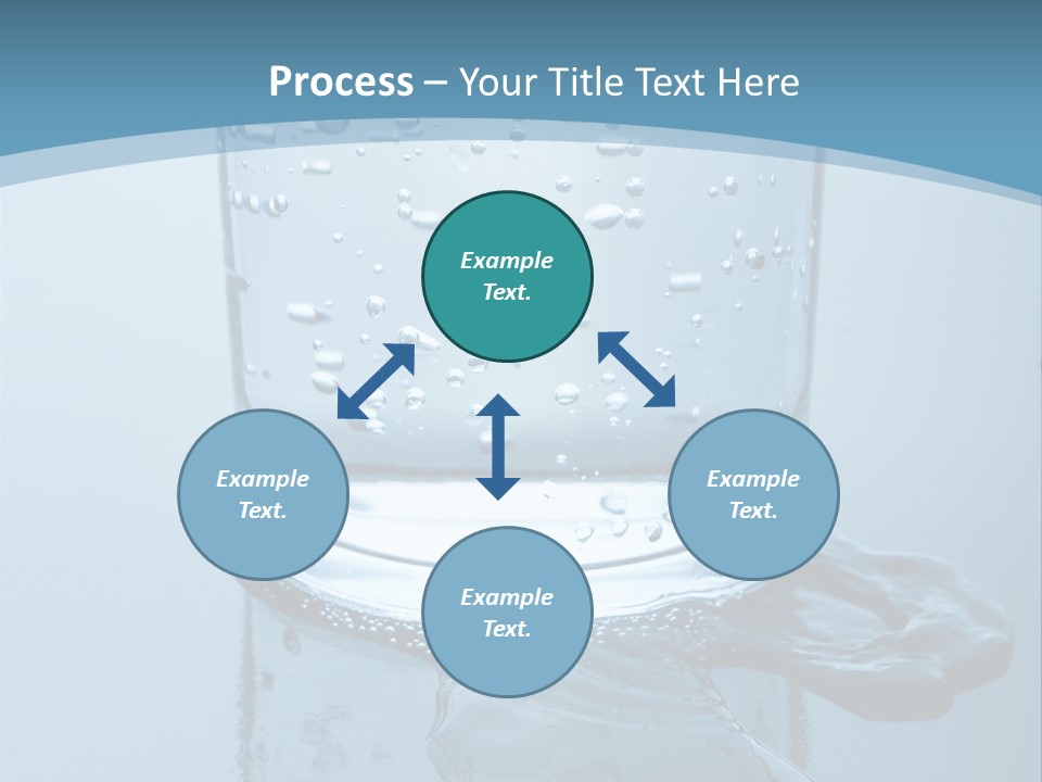 A Glass Of Water With A Toothbrush In It PowerPoint Template