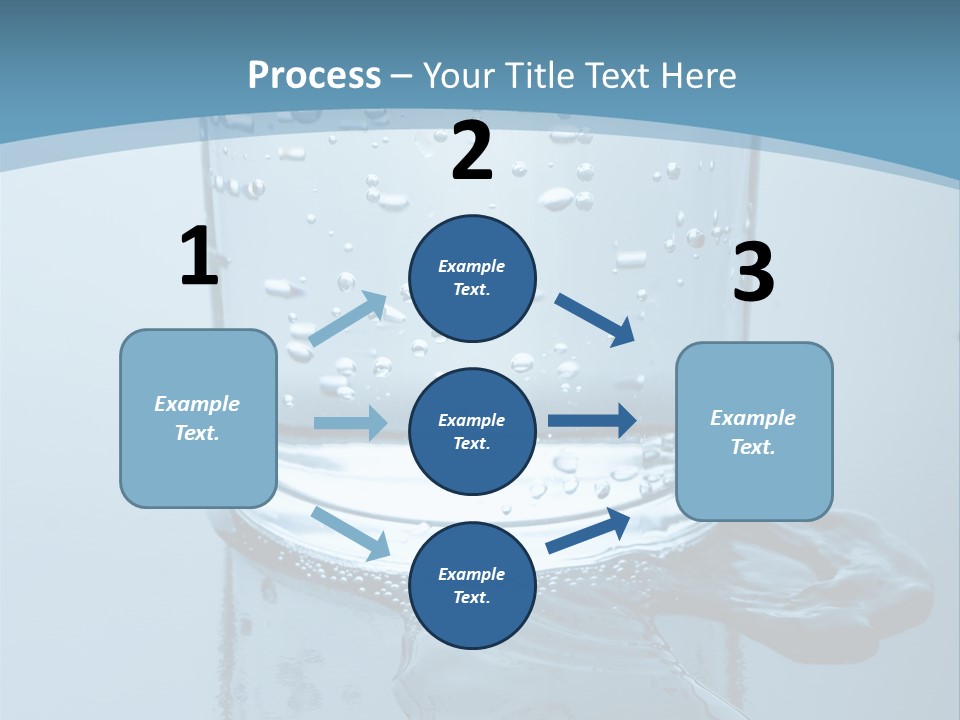 A Glass Of Water With A Toothbrush In It PowerPoint Template