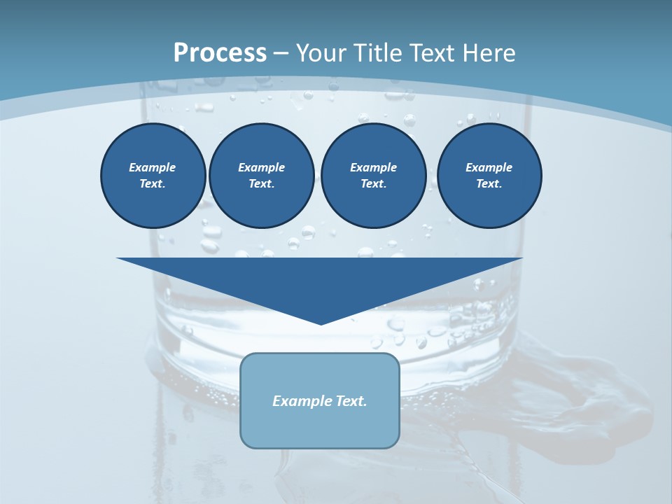 A Glass Of Water With A Toothbrush In It PowerPoint Template