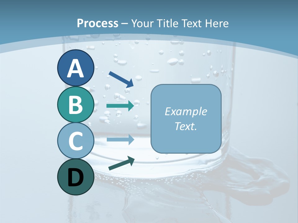 A Glass Of Water With A Toothbrush In It PowerPoint Template