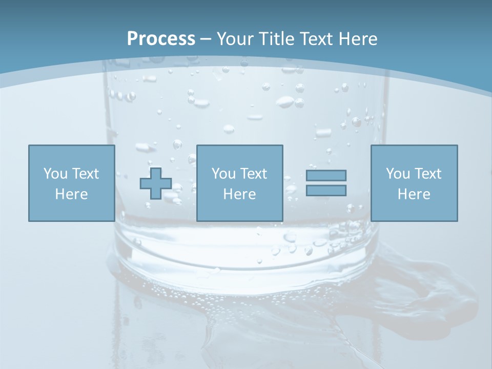 A Glass Of Water With A Toothbrush In It PowerPoint Template