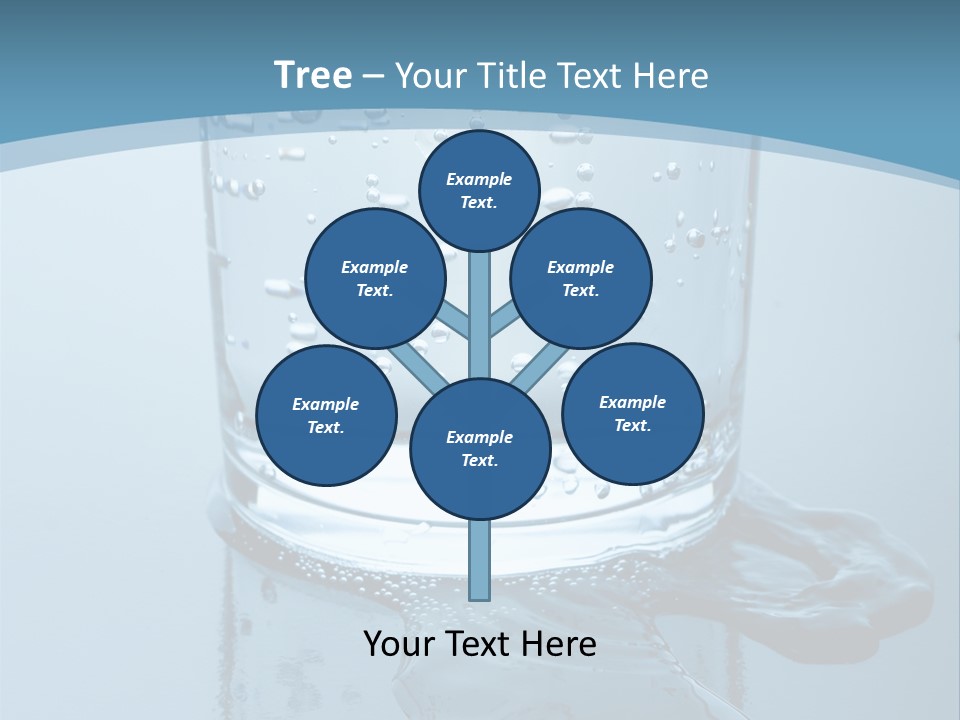 A Glass Of Water With A Toothbrush In It PowerPoint Template