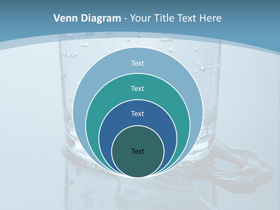 A Glass Of Water With A Toothbrush In It PowerPoint Template