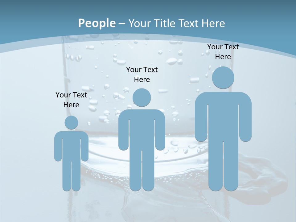 A Glass Of Water With A Toothbrush In It PowerPoint Template