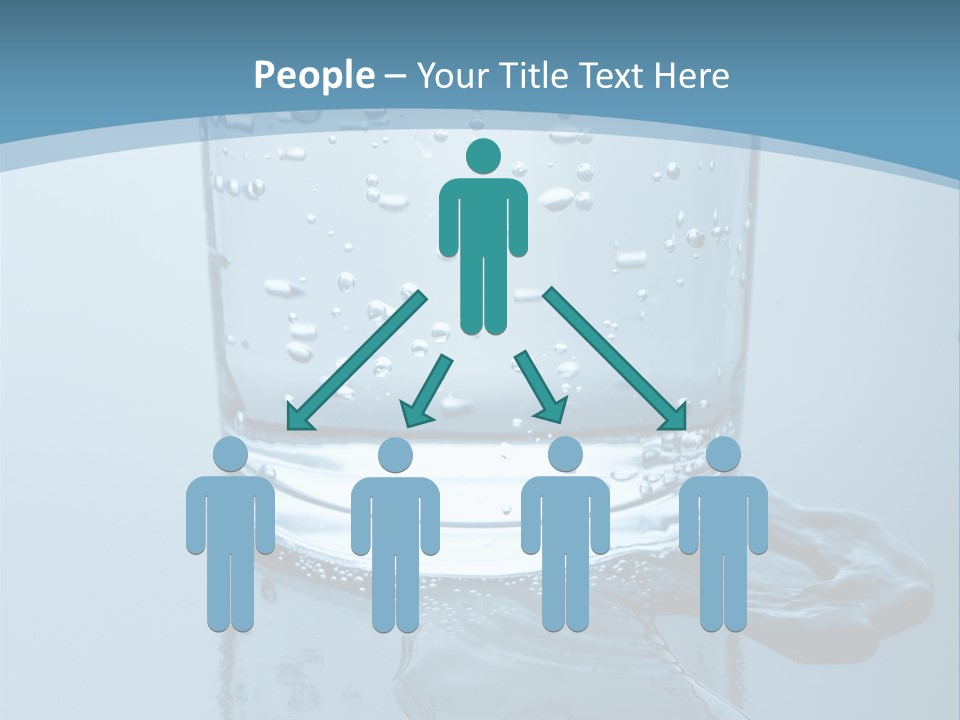 A Glass Of Water With A Toothbrush In It PowerPoint Template