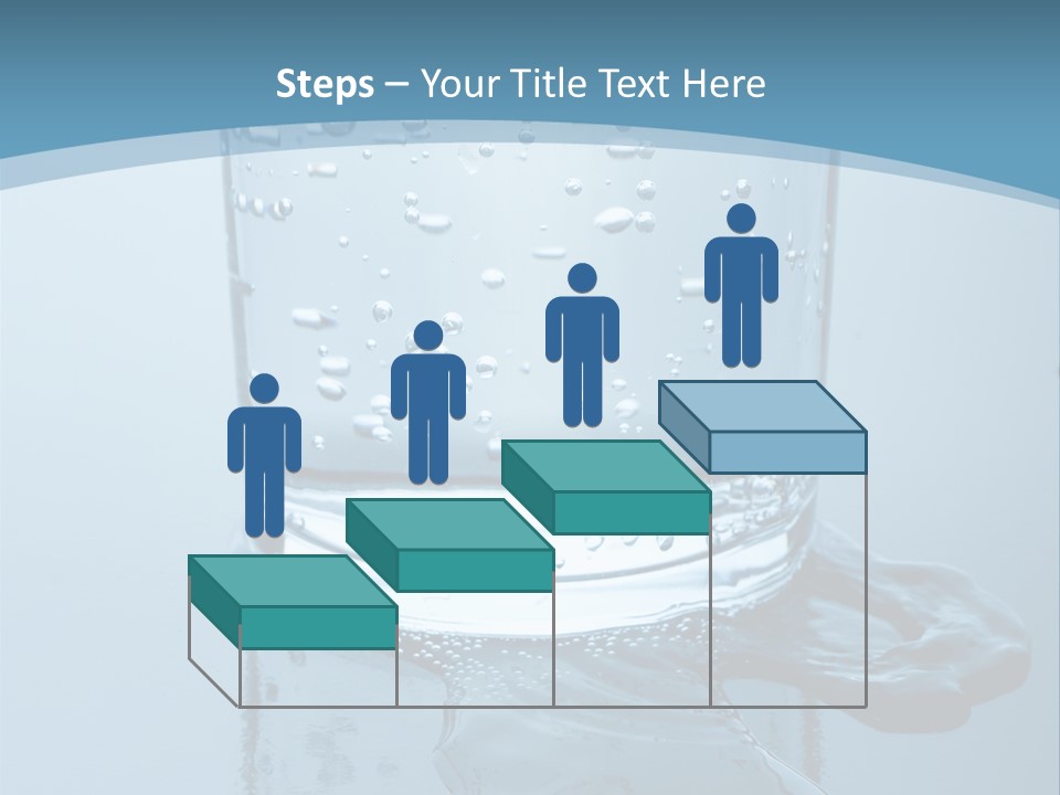 A Glass Of Water With A Toothbrush In It PowerPoint Template