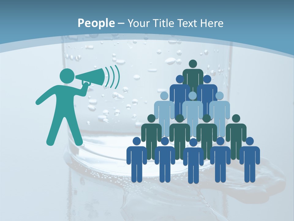 A Glass Of Water With A Toothbrush In It PowerPoint Template