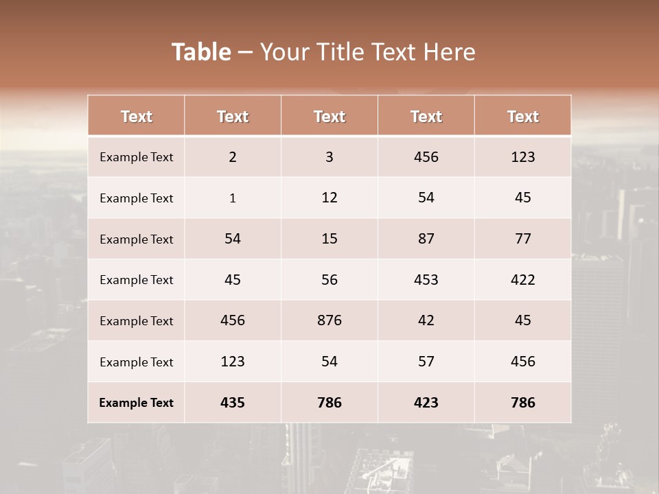 A Man In A Suit Jumping Over A City PowerPoint Template