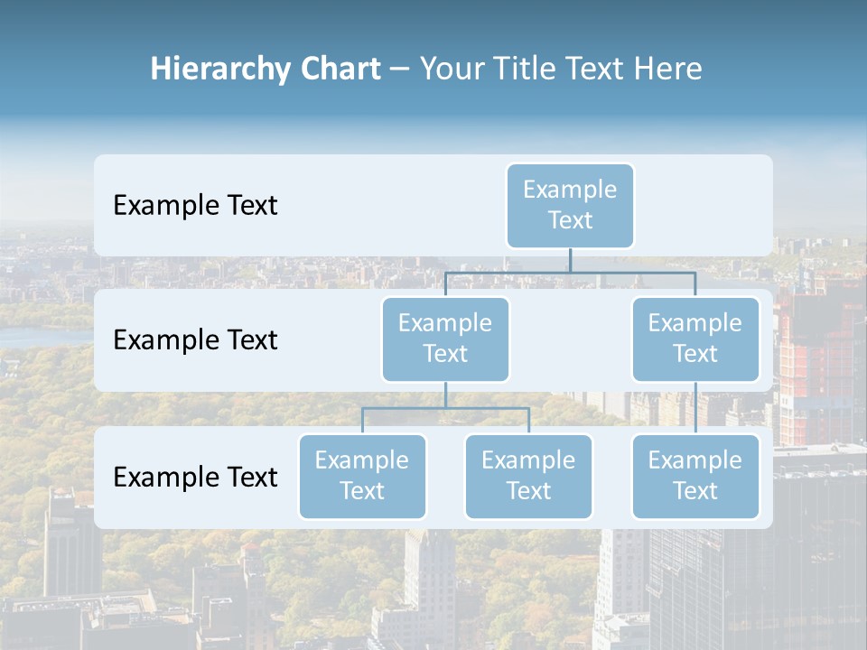 An Aerial View Of A City With Lots Of Trees PowerPoint Template