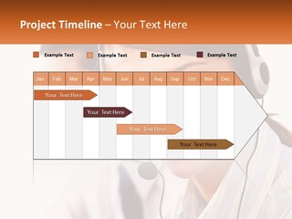 A Woman Wearing A Headset With A Man In The Background PowerPoint Template
