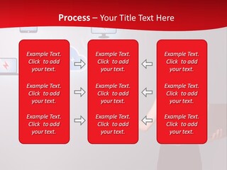 A Woman Holding A Laptop In Her Hands PowerPoint Template