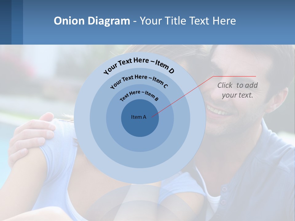 A Man And A Woman Are Posing For A Picture PowerPoint Template