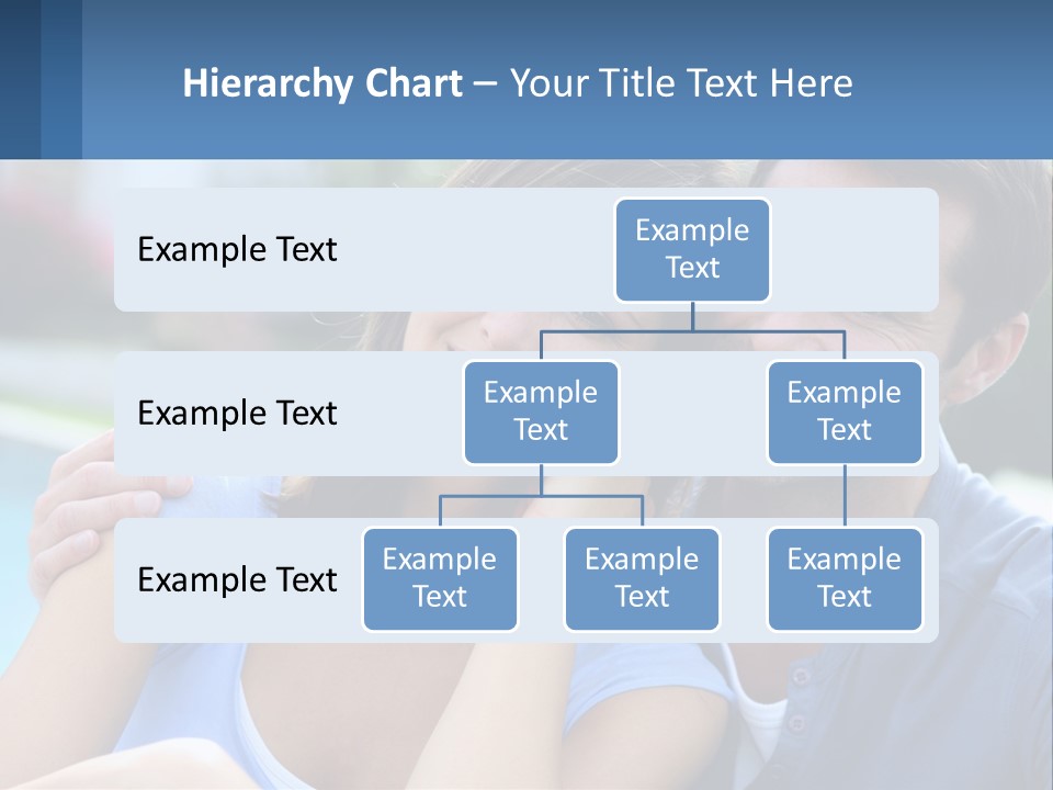 A Man And A Woman Are Posing For A Picture PowerPoint Template