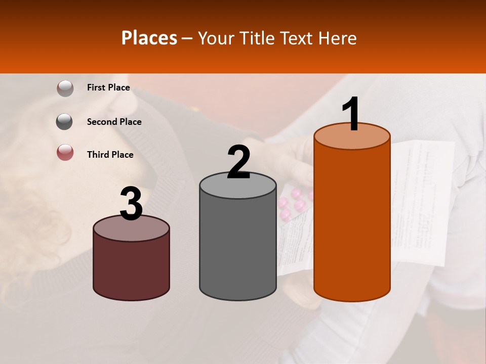 A Woman Sitting On A Couch Holding A Piece Of Paper PowerPoint Template