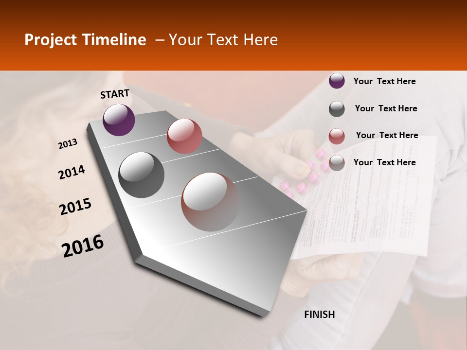 A Woman Sitting On A Couch Holding A Piece Of Paper PowerPoint Template